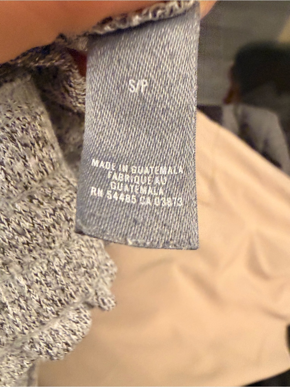 aerie Light Gray Knit Joggers with Drawstring - Picture 3 of 5
